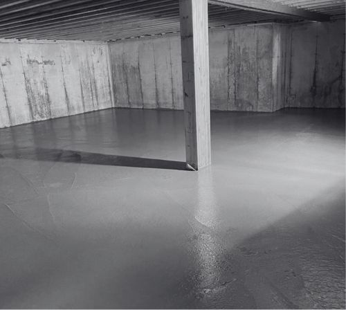 Basement Concrete FLooring