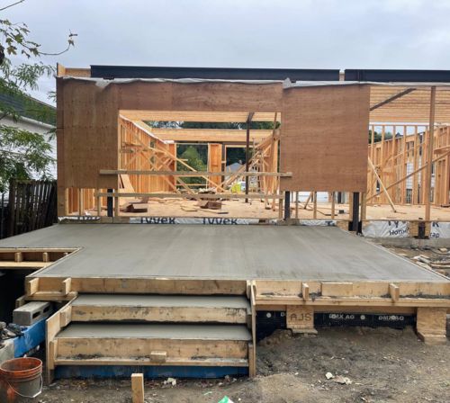 suspended concrete slab